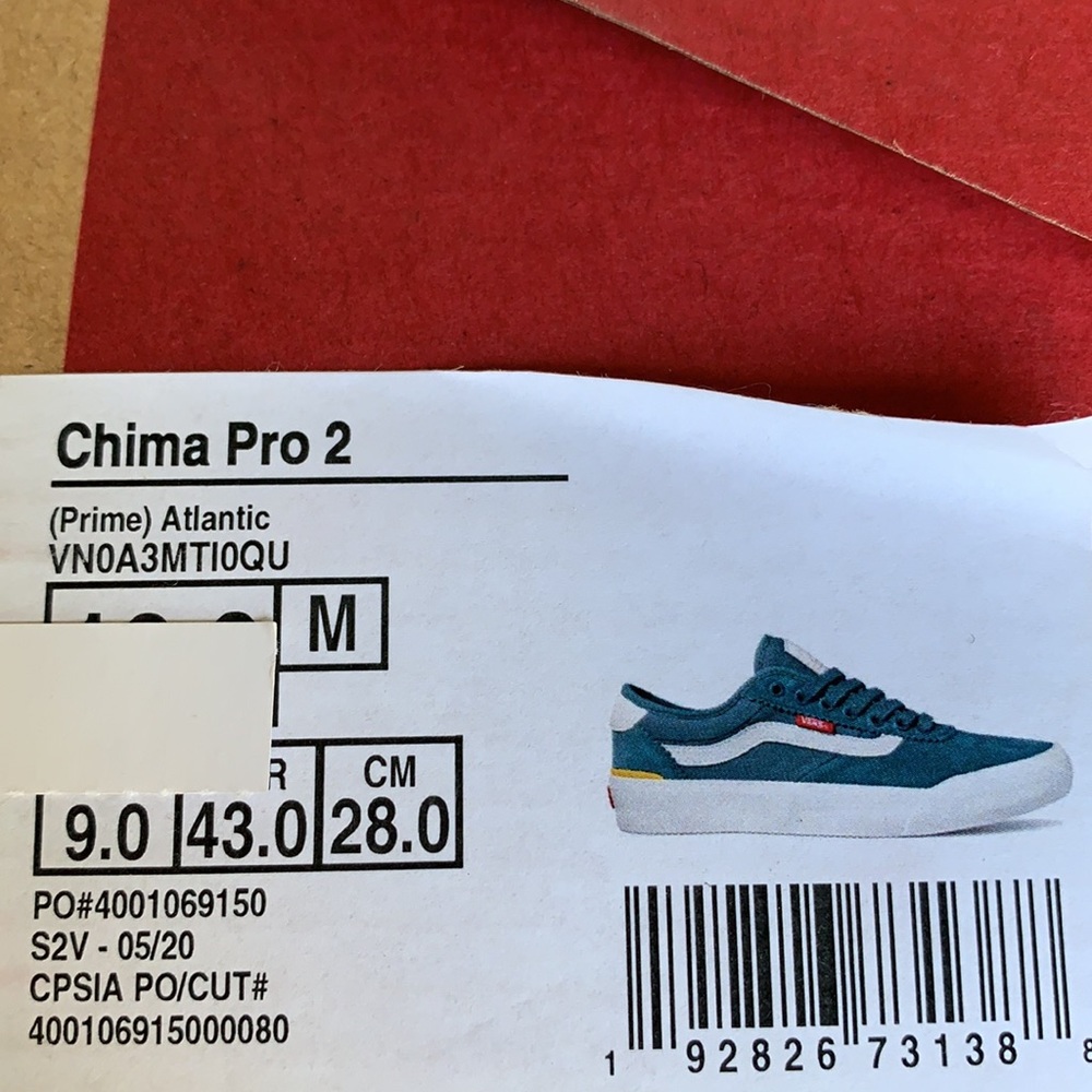 VANS CHIMA PRO 2 prime Atlantic men’s - Picture 16 of 16